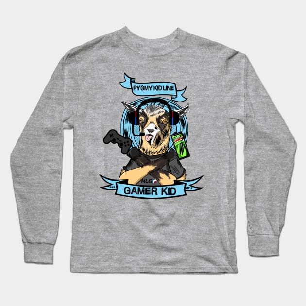 Gamer Kid Long Sleeve T-Shirt by zenmode